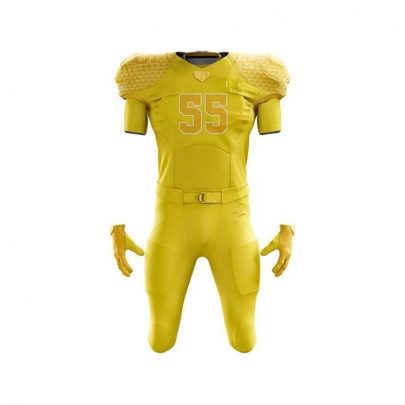 Custom Football Uniform Set – Yellow | Team Gear