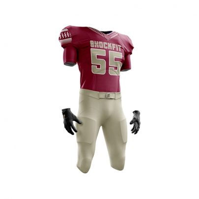 Custom Football Uniform Set – Red & White | Team Gear